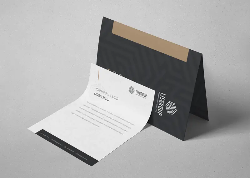 TJS Group stationery